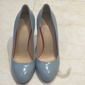 Charlotte Olympia fancy leather heels